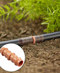 Drip Irrigation Barbed Coupling Set, 20 Pack, 1/2 Inch Tubing Fittings For 17mm 0.600 Inch ID Drip Lines in garden installation