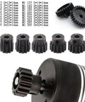 Beefy 5Pc Pinion Gear Set For 5mm Shaft RC Motors 11T 12T 13T 14T 15T Hardened Steel With Screwdriver Included Fits 5mm RC Cars Trucks Buggies