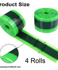 Four Roll TPU Bicycle Tire Liners For Inner Tubes Protect Against Flats And Punctures On 12 To 29 Inch Wheels, shown rolled up