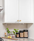 White kitchen cabinets with 30 Pack Champagne Bronze Kitchen Cabinet Knobs And Pulls Set With Single Hole Round Gold Drawer Knobs