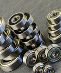 688ZZ Ball Bearing 8mm x 16mm x 5mm Double Shielded Deep Groove Bearing Carbon Steel Pack Of 20 High Speed ABEC 1 Tolerance Shields On Both Sides Dust Resistant Durable For Heavy Load Applications, stacked bearings