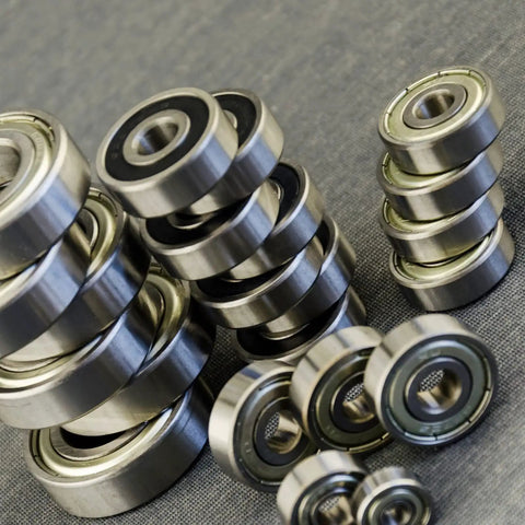 688ZZ Ball Bearing 8mm x 16mm x 5mm Double Shielded Deep Groove Bearing Carbon Steel Pack Of 20 High Speed ABEC 1 Tolerance Shields On Both Sides Dust Resistant Durable For Heavy Load Applications, stacked bearings