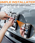 Badass Burnt Titanium License Plate Screws 4 Pack 316 Stainless Steel Rust Proof Bolts Auto Replacement For Cars Trucks Motorcycles Self Tapping installation in progress.