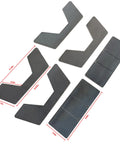 Universal Mini C Notch Kit Weld On Square Under Bed Notch For Frame Stability Keeps Wheel Alignment And Smooth Ride With Easy Weld In Install For Heavy Duty Truck Builds, 3/16 steel plates, 11.6 in