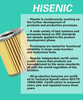Mercedes Benz Oil Filter Direct Replacement For OE 0001802609 with manufacturing details and filter specifications.