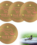 4 Piece Pure Copper Disks For Bird Baths 4 Inch Surface Protectors For Outdoor Bird Bath Bowls And Bee Watering Stations Natural Copper To Keep Water Fresh And Feeder Spaces Friendly