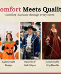 Deluxe Plastic Fencing Foil Sword For Cosplay Folks Renaissance Musketeer And Halloween Costumes 25 Inch Silver Prop Sword in use