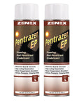 Two cans of Foaming Rust Penetrant Spray For Seized Bolts And Corroded Parts With Heavy Duty Lubricant And Moisture Displacing Formula Penetrating Oil To Break Rust Loose On Vehicles Farm Equipment And Industrial Machinery Two Pack