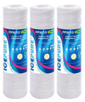 10 Micron String Wound Sediment Filter Cartridge 10 Inch By 2.5 Inch Universal Replacement For Well Water And RO Units Heavy Duty