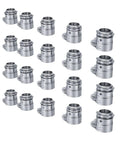 Heavy Duty Three Quarter Inch Conduit Squeeze Connector Fitting Zinc Alloy; 20 fittings arranged for quick installation.