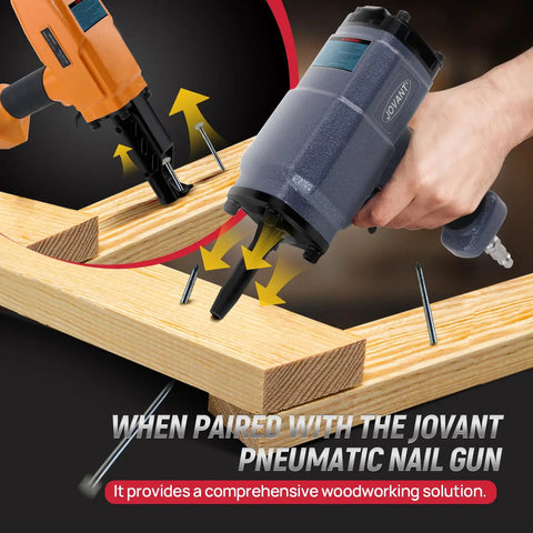 Heavy Duty Pneumatic Nail Puller And Air Punch Nailer Crafted Tough To Yank Out 10 To 20 Gauge Spikes From Flooring Windshields And Pallets No Sweat Guaranteed in use for removing nails.