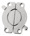Heavy Duty Zinc Alloy Table Lock Connectors For Dining Tables DIY Friendly Easy Install Tabletop Joining Buckles Durable Hardware For Furniture Assembly Sturdy Metal Table Connector Brackets For Safe Sturdy Furniture Setup silver joiner with 4 holes