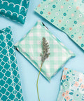 Heavy Duty Poly Mailers Self Seal Shipping Bags 2.3 Mil With Floral Blue Pink Flower Dot Plaid Designs 6x9 And 10x13 Inches 80 Pack