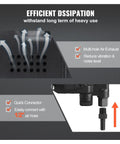 1 Inch Air Impact Wrench Delivers 2730 Ft Lbs Breakaway Torque As A Lightweight Heavy Duty Pneumatic Impact Gun features air exhaust and quick connector.