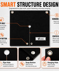 Welding Blanket And Soldering Heat Shield Mat 12 Inch By 12 Inch flame protector with pipe hole and snap buttons