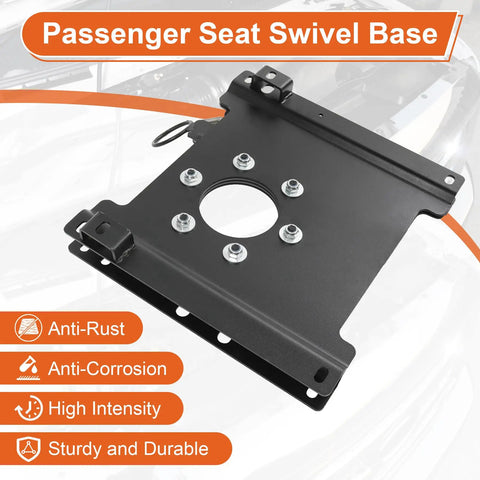 Ford Econoline Right Side Passenger Seat Swivel Base Replacement With 360 Degree Rotation For E150 E250 E350 E450 1997 2024