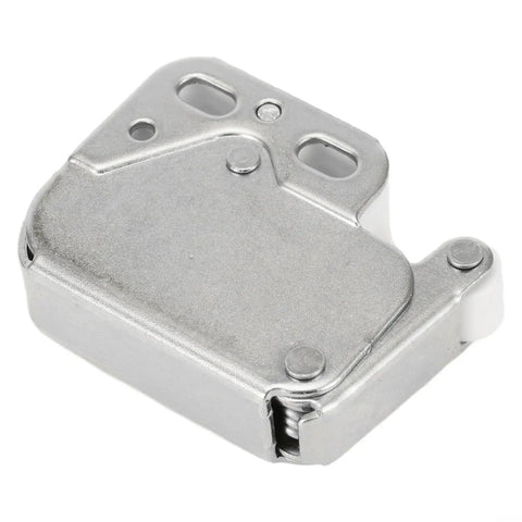 Push To Open Mini Cabinet Latch With Automatic Lock, Steel Spring Catch And Nylon Roller for Cabinets and Furniture, top view