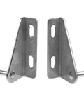 Stainless Steel Refrigerator Door Hinges 2 Pack Replacement Hinge For Small Freezer And Fridge 28mm Shaft Distance Beefy Heavy Duty