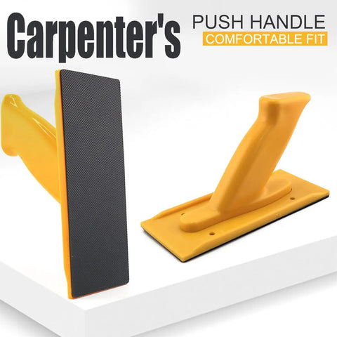 Dang Sturdy Woodworking Push Block And Safety Push Rod For Table Saws To Keep Your Knuckles Safe With Heavy Duty Abs Plastic Kickback Block Milling Machine Guard, showing ergonomic yellow push handle.