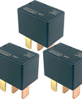 12V 20A 4 Pin SPST Relay 3 Pack Mitsubishi Compatible For Lancer Outlander Montero Sport Replaces MR588567 M07