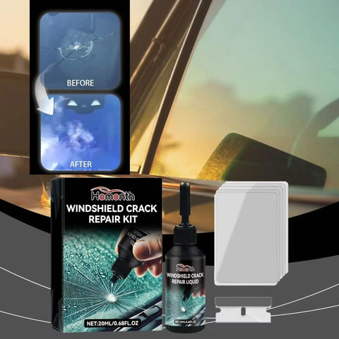 DIY Windshield Repair Kit For Chips And Minor Cracks With Liquid Glass Resin And Glue Upgraded Cracks Gone Glass Repair Set