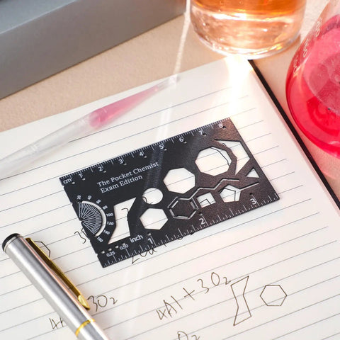 Organic Chemistry Stencil And Drawing Template Durable Metal Drafting Kit For Chemists And Students Built To Last, 3.35x2 inch