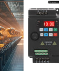 Rock Solid Variable Frequency Drive VFD Inverter For CNC Spindle Motor 3HP 2.2KW Single To Three-Phase Power Conversion