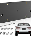 Audi Rear License Plate Bracket Holder Fits A3 S3 RS3 A4 S4 RS4 A5 S5 RS5 A6 S6 RS6 A7 S7 RS7 Q3 Q5 SQ5 Q4 e-tron 2011-2025 2004-2025 Kit