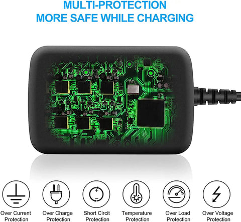 Low Temp AC Adapter For Kross 61 And Kross 88 Keyboards And MicroKorg S MK-1S Synthesizers with internal circuit protection features