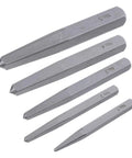 Heavy Duty Garioouans Screw Extractor Kit For Home Guys With Centering Precision Tapered Guide To Fix Stripped Bolts And Damaged Screws In Tight Spots Without Ruining Base Threads Using Efficient Operation Right Away, five steel extractors