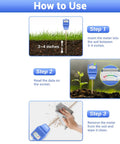 Practical Soil Moisture Meter For Plants And Garden Hygrometer Sensor step-by-step use guide with illustrations and instructions