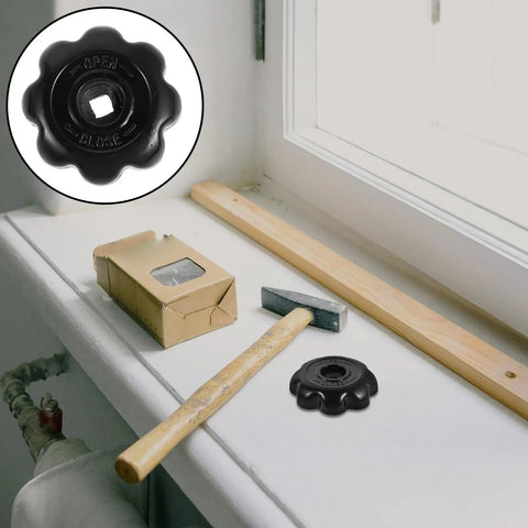 Heavy Duty Black Aluminum Gas Cylinder Handwheel Replacement Handle Fits Most Standard Valve Hubs For Labs And Industrial Uses Universal Compatibility on bench