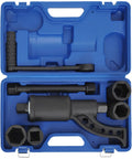 Heavy Duty Torque Multiplier Wrench Set With Carrying Case Go To Lug Nut Remover Kit For Cars SUVs Trucks And Heavy Duty Vehicles Includes 21mm 33mm 38mm And 41mm Sockets in blue carrying case