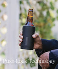 Insulated Bottle Cooler For Standard 12oz Glass Bottles Keeps Beer And Soda Ice Cold On The Go Stainless Steel Drink Holder