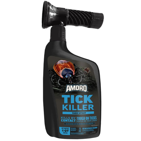 Tick Killer Yard Spray RTS For Lawn And Garden Kills Blacklegged Lone Star And Brown Dog Ticks And Mosquitoes On Contact bottle