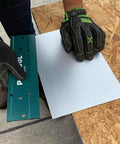 12 Inch Sheet Metal Folding Tool For DIY Pros Heavy Duty 24 Gauge in use for precise bends with rust-resistant zinc finish