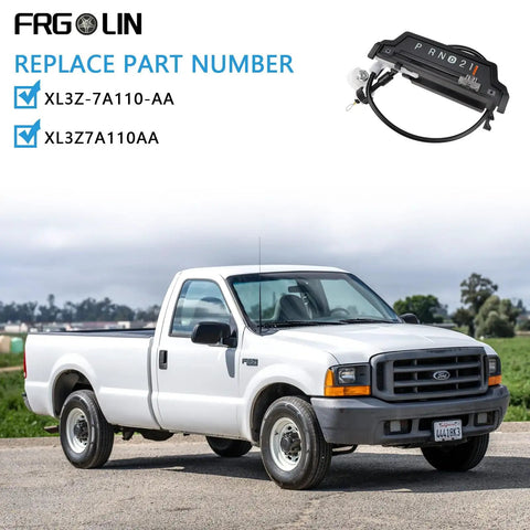 Gear Shift Indicator Assembly For Ford F-250 1999 2000 2001 2002 2003 Replace Worn Indicator Cable Clip XL3Z-7A110-AA