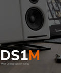 Metal Speaker Stands Pair For Your Desk Setup And Small Bookshelf Speakers Studio Monitors And Gaming Speakers With A 15 Degree Tilt
