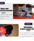 Heavy Duty Electric Saw Blade Sharpener Dry Wet Circular Grinder Precision Angle Mill Tool features motor adjustment and copper motor advantages.
