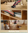 Pet Hair Handheld Vacuum Cordless With Rechargeable Battery Motorized Brush And Reusable Filters Multi Attachments cleaning sofa