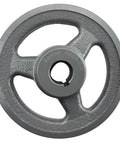 7/8 Inch Bore V Belt Pulley With 5.45 Inch Outer Diameter One Groove Beefy Cast Iron Sheave For A AX 3L 4L V-Belt Systems Mechanical Pulleys 7/8 Shaft With Keyseat 3/16 x 3/32 Includes 2 Screws