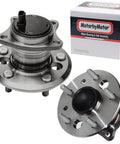 Rear Wheel Bearing And Hub Assembly With Abs For Toyota Camry Highlander Avalon Solara And Lexus Es Series 5 Lugs 2Pc Set Built Tough Heavy Duty Low Runout Noise Free Ride displayed with packaging