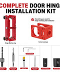 Top Shelf Door Hinge Mortise Jig And Lock Installation Kit For Interior Wood Doors with hinge mortise jig and guide template.