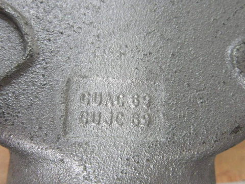 Crouse-Hinds GUAC69 explosion-proof junction box, metal cast, close-up view.