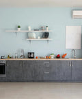 Top Shelf Commercial Workhorse Refrigerator With Heavy Duty Stainless Exterior And No Sweat Temperature Control For Busy Cafes Restaurants And Catering Services in a modern kitchen.