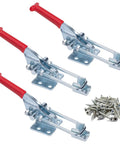3 Pack Quick Release Toggle Latch Kit, Heavy Duty Cam Latch with 700 Pounds Capacity for freezer doors, screws included