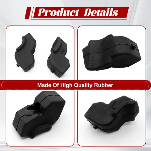 Tailgate Bumper Cushion Kit With Bolts For Ford F150 2015 Through 2023 5.5Ft Or 6.5Ft Bed Left And Right Sides Rubber Stops