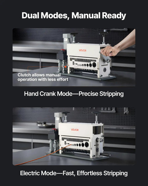 Image showing Electric Wire Stripper Workhorse with 11 Feed Channels in manual and automatic mode for copper cables.
