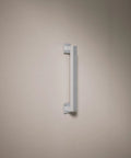 Square 12 Inch Grab Bar For Bathroom Safety And Accessibility, Durable Polished Chrome Bath Support Handle, mounted on wall