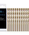 Check Out This Totally Rad 13 Piece 7/32 Inch Cobalt Drill Bit Set Made From Super Durable M35 High Speed Steel Perfect For Tough Metal Jobs And Serious DIY Hacks You Gotta Grab. 10-piece 7/32-inch M35 cobalt drill bits in case